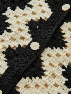 Online V-Neck Chevron Breasted Cardigan Knitwear|Tops
