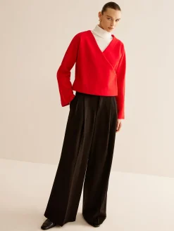Sale V-Neck Criss Cross Jacket Outerwear|Jackets