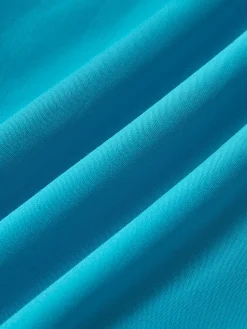 New V-Neck Pleated Bell-Sleeve Dress Casual Dresses|Cocktail & Party Dresses
