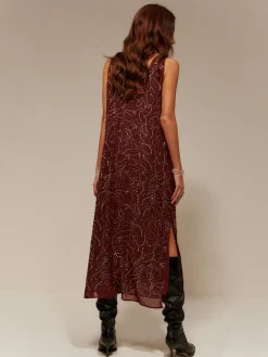 Hot V-Neck  Rhinestone Split Tank Dress Cocktail & Party Dresses|Summer Dresses