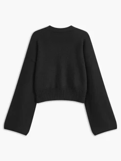 Best V-Neck Rhinestone-Bow Cardigan Cardigans|Sweaters & Cardigans