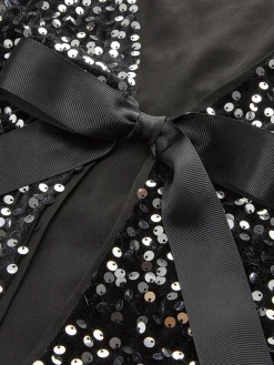 Outlet V-Neck Sequins Bow Blouse Blouses & Shirts|Tops