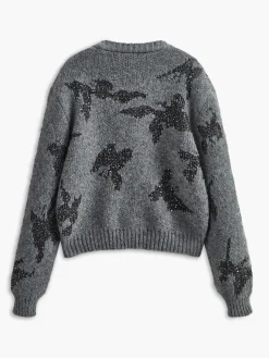 Outlet V-Neck Sequins Cardigan Cardigans|Sweaters & Cardigans