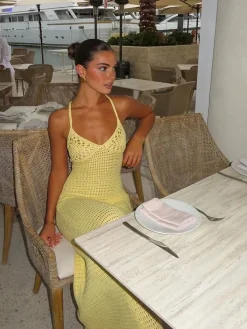 Best V-Neck Spaghetti Strap Sweater Long Dress Sweater Dresses|Vacation Dresses