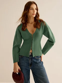 Discount V-Neck Versatile Slim Fitted Cardigan Cardigans|Sweaters & Cardigans