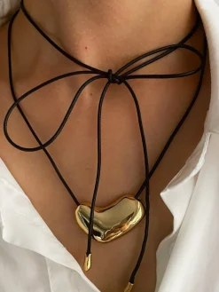New V-Shape Heart Rope Necklace Necklaces|Accessories