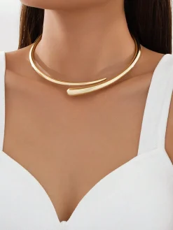 Online Water Drop Open Choker Necklaces|Accessories