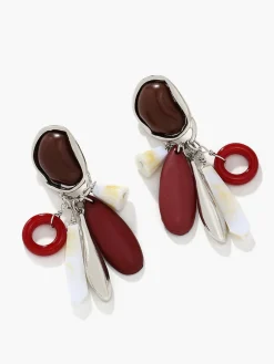 New Water Drop Stone Tassel Earrings Earrings|Accessories