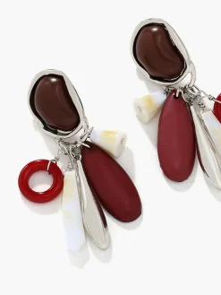 New Water Drop Stone Tassel Earrings Earrings|Accessories