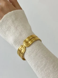 Wide Tunnel Open Bracelet Rings & Bracelets|Accessories