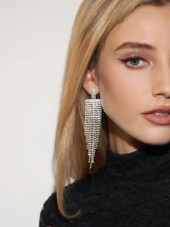 Online Wide Waterfall Tassel Earrings Earrings|Accessories