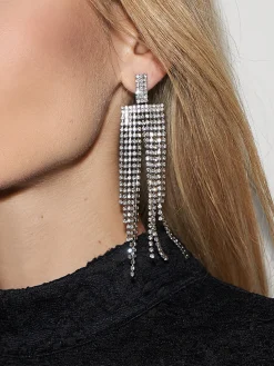 Online Wide Waterfall Tassel Earrings Earrings|Accessories