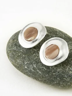 Hot Wood Grain Stud Earrings Earrings|Accessories