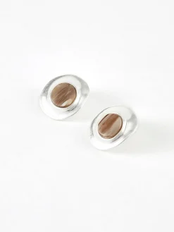 Hot Wood Grain Stud Earrings Earrings|Accessories