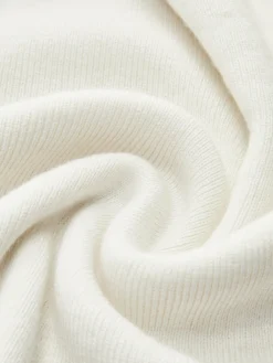 Wool-Blend Asymmetrical Neck Knit Top Sweater Tops|Sweaters & Cardigans