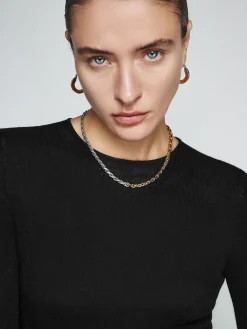 New Wool-Blend Minimalist Skinny Knit Top Sweater Tops|Sweaters & Cardigans