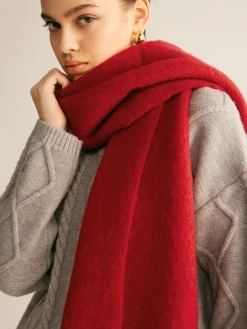 Best Wool-Blend Minimalist Tassel Scarf Accessories