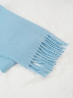 Best Wool-Blend Minimalist Tassel Scarf Accessories