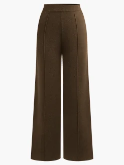 New Wool-Blend Piping Pants Pants|Knitwear