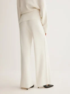 New Wool-Blend Piping Pants Pants|Knitwear