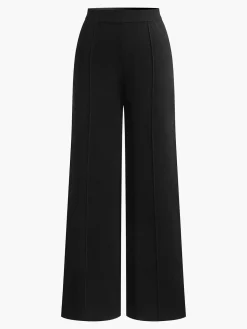 New Wool-Blend Piping Pants Pants|Knitwear