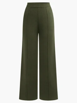 New Wool-Blend Piping Pants Pants|Knitwear