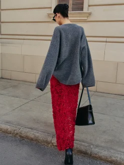 Discount Wool-Blend Plain Pullover Sweater Sweater Tops|Sweaters & Cardigans