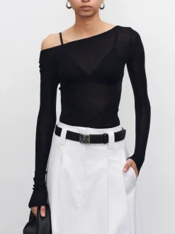 Best Wool-Blend Skinny Sheer Sweater Sweater Tops|Sweaters & Cardigans