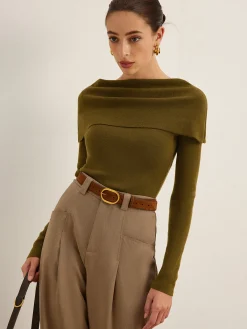 Wool-Blend Skinny Sweater Sweater Tops|Sweaters & Cardigans