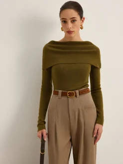 Wool-Blend Skinny Sweater Sweater Tops|Sweaters & Cardigans