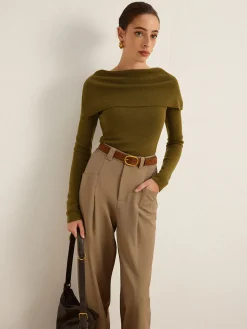 Wool-Blend Skinny Sweater Sweater Tops|Sweaters & Cardigans
