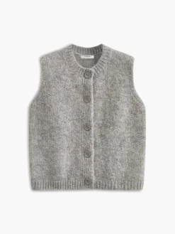 Discount Wool-Blend Soft Sweater Vest Sweater Vests|Sweaters & Cardigans