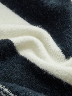 Clearance Wool-Blend Striped Cinched Cardigan Cardigans|Sweaters & Cardigans