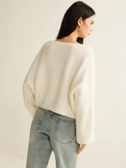 Clearance Wool-Blend Tie-Front Cardigan Cardigans|Sweaters & Cardigans