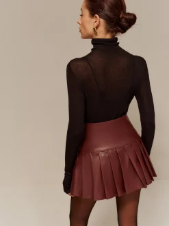 Discount Wool-Blend Turtleneck Semi-Sheer Skinny Sweater Sweater Tops|Sweaters & Cardigans