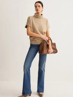 Online Wool-Blend Turtleneck Sweater Vest Sweater Vests|Sweaters & Cardigans