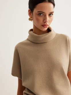 Online Wool-Blend Turtleneck Sweater Vest Sweater Vests|Sweaters & Cardigans