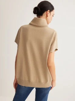 Online Wool-Blend Turtleneck Sweater Vest Sweater Vests|Sweaters & Cardigans