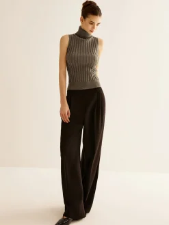 Discount Wool-Blend Turtleneck Sweater Vest Sweater Vests|Sweaters & Cardigans