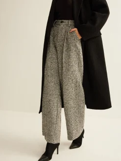 Sale Wool-Blend Tweed Pants Pants|Bottoms