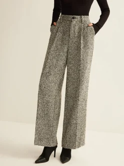 Sale Wool-Blend Tweed Pants Pants|Bottoms