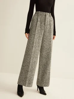Sale Wool-Blend Tweed Pants Pants|Bottoms