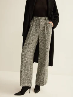 Sale Wool-Blend Tweed Pants Pants|Bottoms