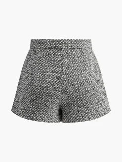 Wool-Blend Tweed Pockets Shorts Shorts|Bottoms