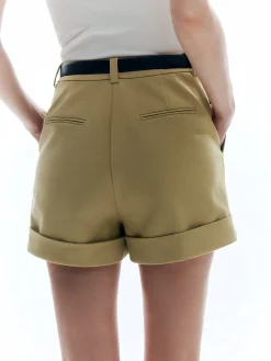 Hot Woolen High Waist Shorts Without Belt Shorts|Bottoms