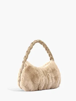 Sale Woven Strap Fuzzy Hand Bag Bags|Accessories