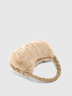 Sale Woven Strap Fuzzy Hand Bag Bags|Accessories