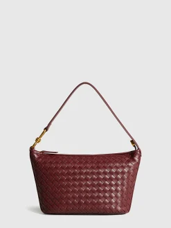 New Woven Zipper Armpit Bag Bags|Accessories