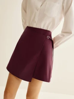 Clearance Wrap Mini Skirt Skirts|Bottoms