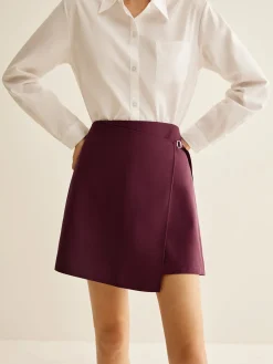 Clearance Wrap Mini Skirt Skirts|Bottoms